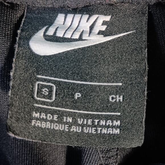 Nike Swoosh Track Pants Women Small Black Gold Side Stripe - Picture 2 of 11